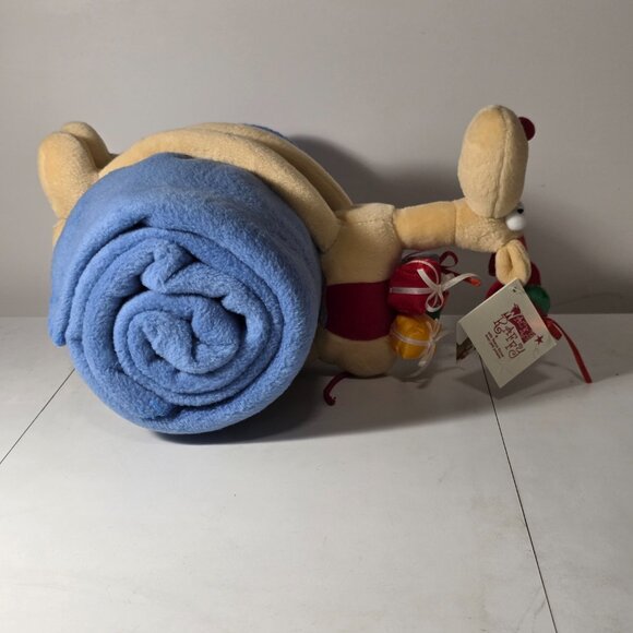 Wacky Raffy Reindeer w/ Fleece Throw Blanket 50" x 60" (NEW) - Picture 2 of 5